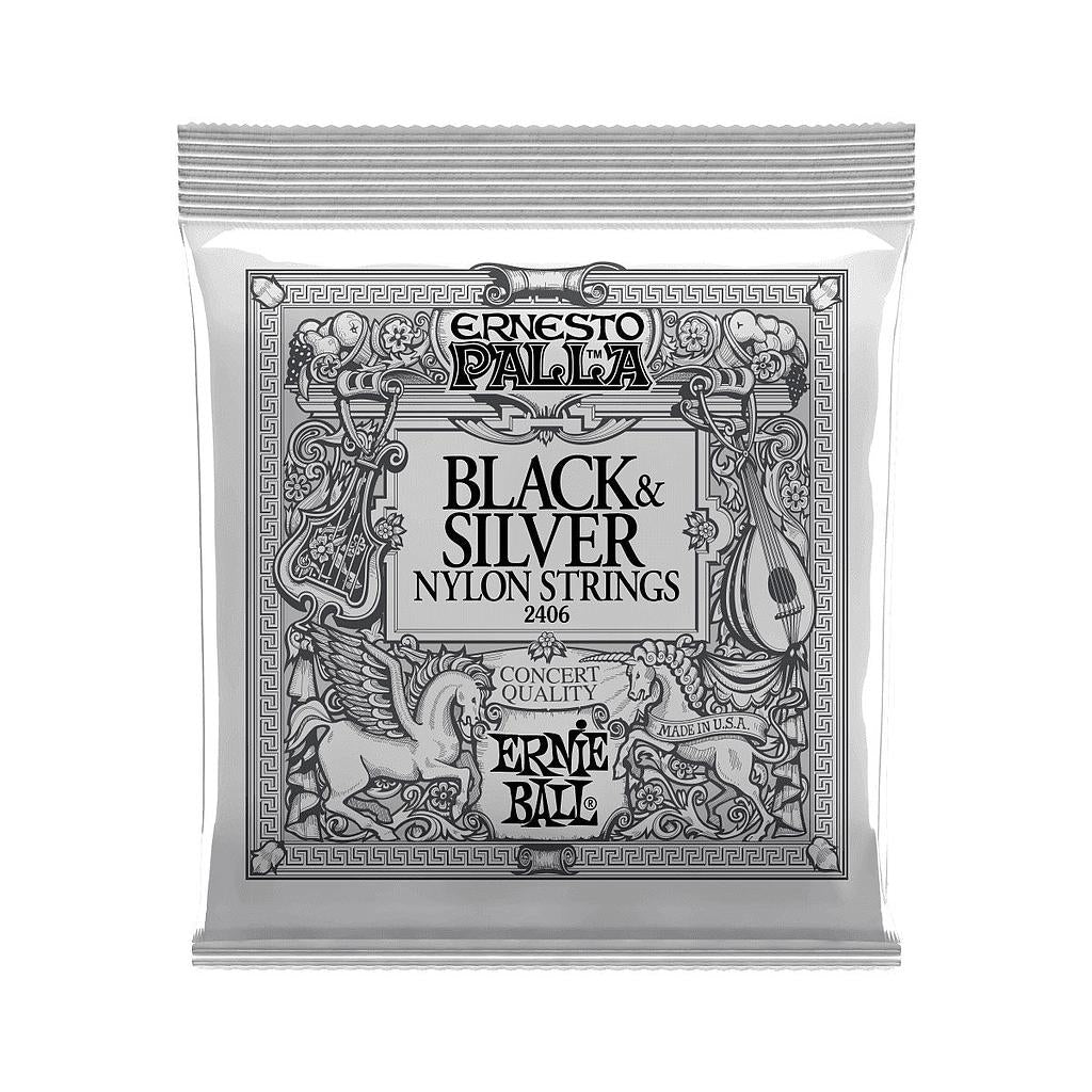 ERNIE BALL Ernesto Palla Black And Silver