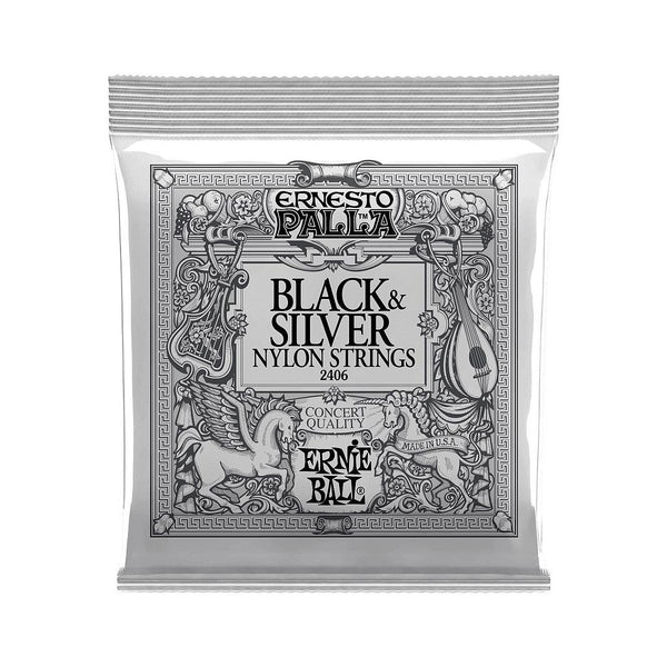 ERNIE BALL Ernesto Palla Black And Silver