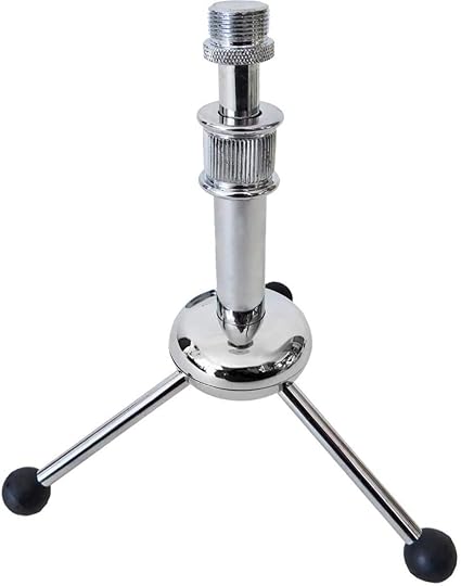 Keepdrum - Trépied de microphone à trois pieds de table MS055