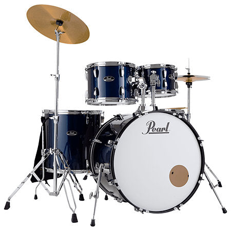 Pearl - Roadshow Rock 22" 5 fûts Royal Blue Metallic + Tabouret + 2 cymbales Sabian RSS525SCC-743