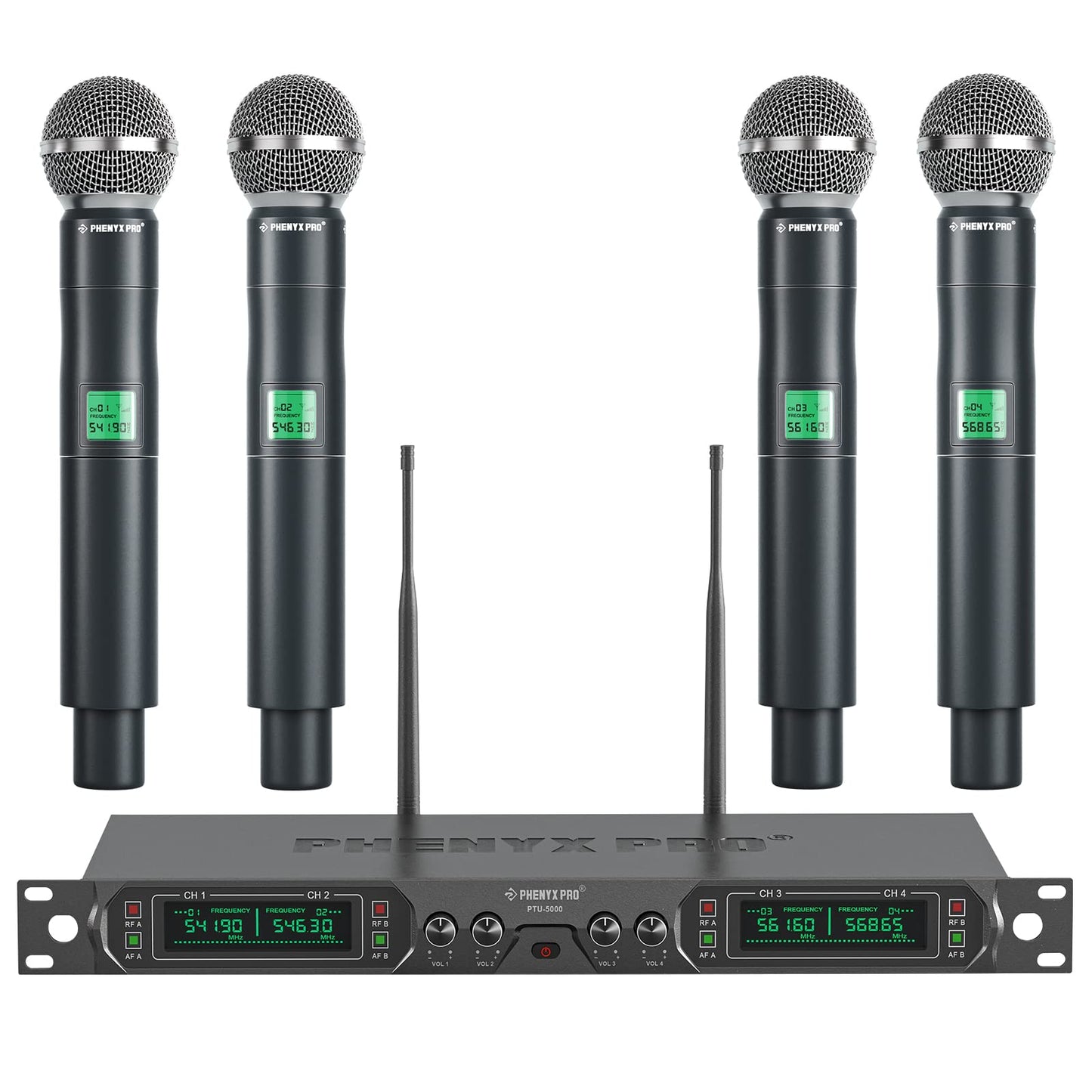 Phenyx Pro - Système de Microphone sans Fil PTU-5000-4H
