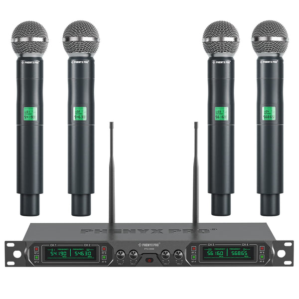 Phenyx Pro - Système de Microphone sans Fil PTU-5000-4H