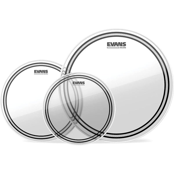 Pack EVANS ETP-EC2SCLR-R EC2 Clear Rock Tom Pack (10" + 12" + 16")