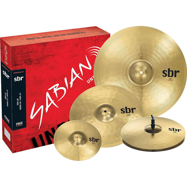 SABIAN SBR - Set harmonique - 14"-16"-20" + splash 10" offerte