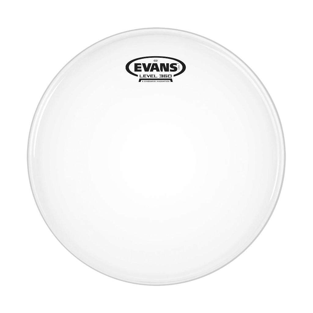 Tom/Floor Tom EVANS B14G2 14" Blanche Sablee