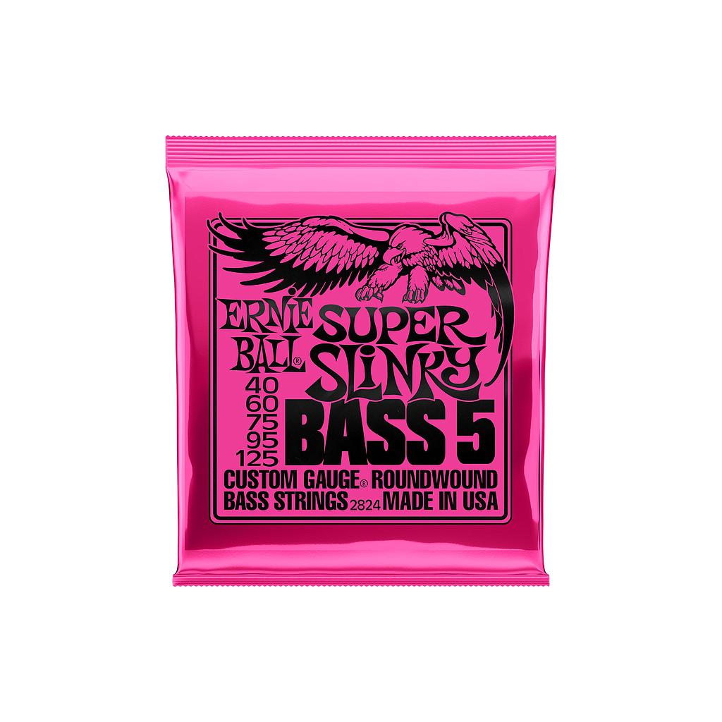 Cordes Guitare Ernie Ball 2824 Super slinky /5c 40-125