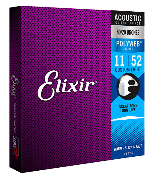 Elixir - 11025 Polyweb 11/52 Custom Light 
