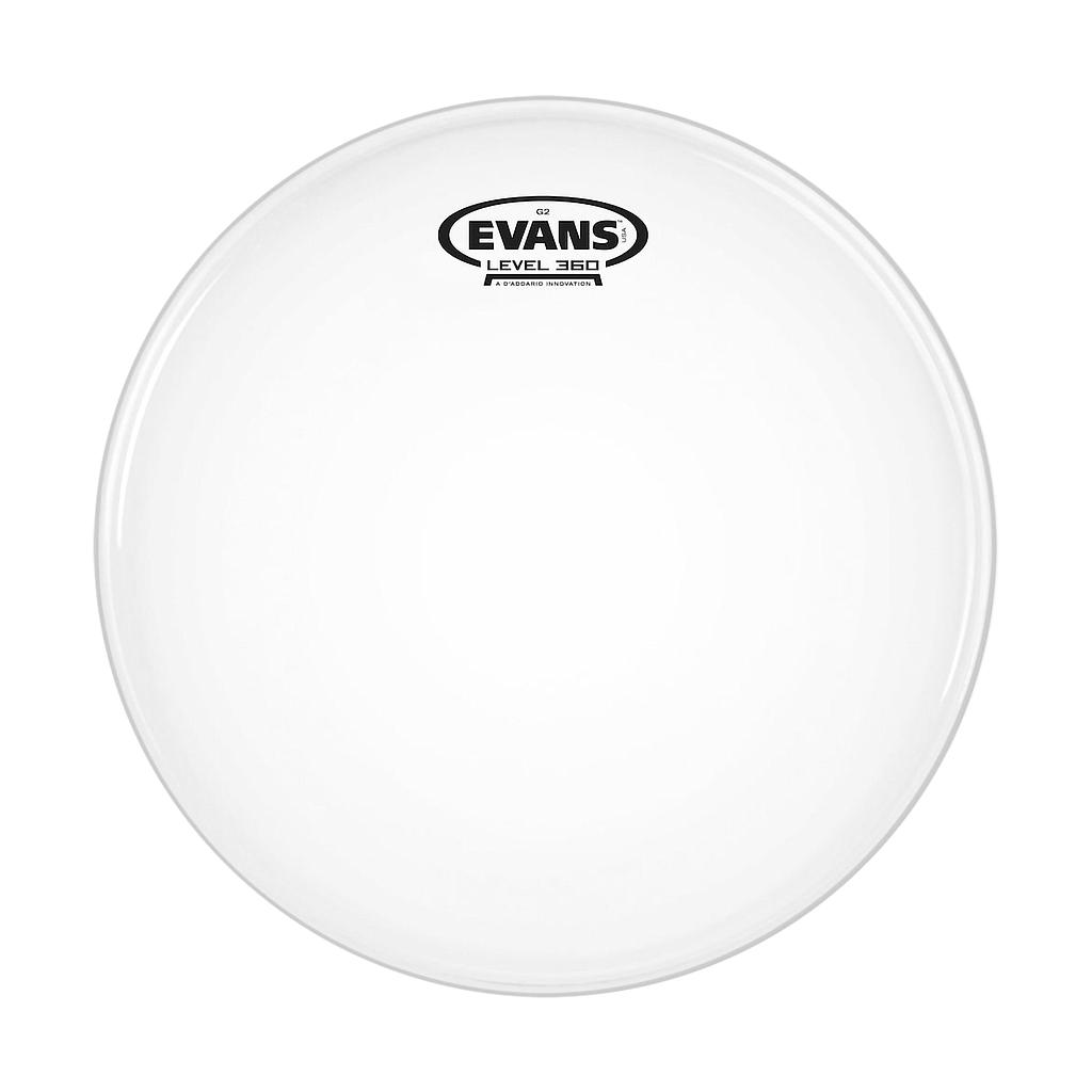 Tom/Floor Tom EVANS B14G2 14" Blanche Sablee