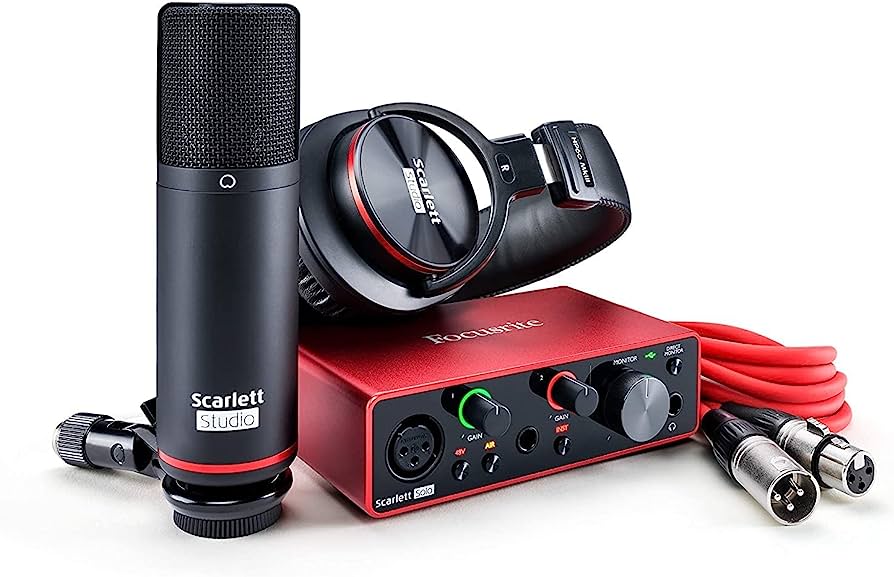 FOCUSRITE Scarlett 2i2 Studio G4 Bundle