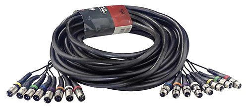 Stagg - Multipaire 15m 8 XLR F / 8 XLR M