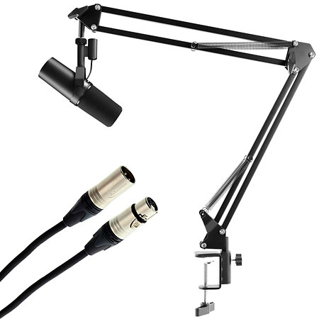 Shure - Pack SM7B + Poscast Arm + Câble