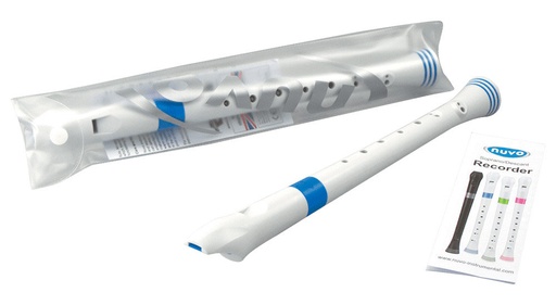 [ZNUVRECORDERWHBL] NUVO Recorder White/Blue