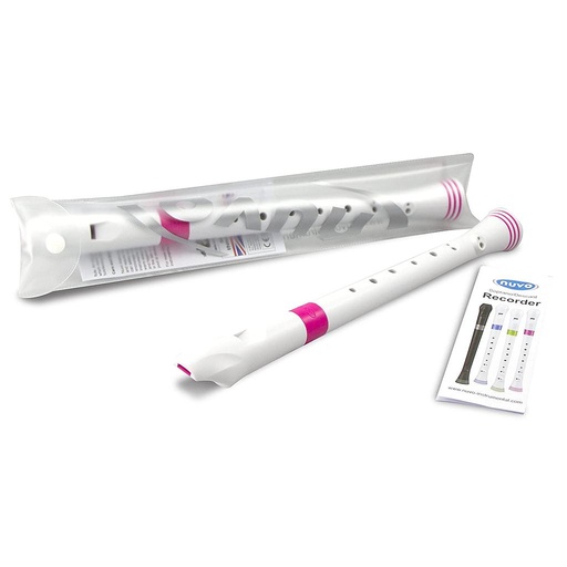 [ZNUVRECORDERWHPK] NUVO Recorder White/Pink