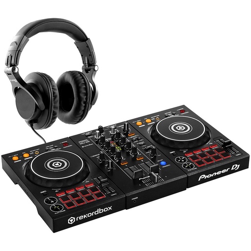 [PIODDJ400PACKCASQUE] PIONEER DJ Package : Pack DDJ-400 + Casque DJH 40- 1 DDJ-400- 1 DJH40