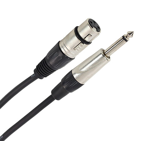[PLUCABSXF3JMM10M0EAS] Plugger - Câble XLR Femelle 3b - Jack Mâle Mono 10m Easy