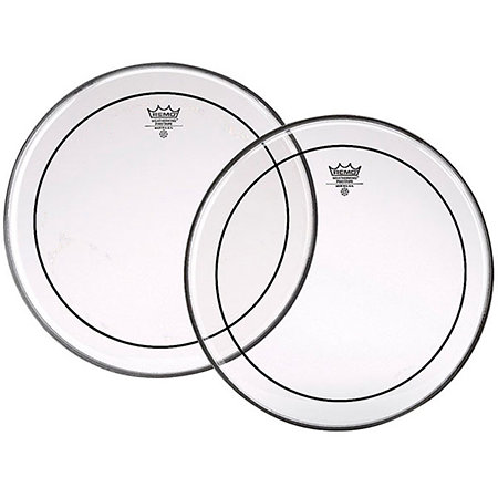 [ZREMPINTRANS20GC] Remo - Pinstripe 20" Transparent GROSSE CAISSE