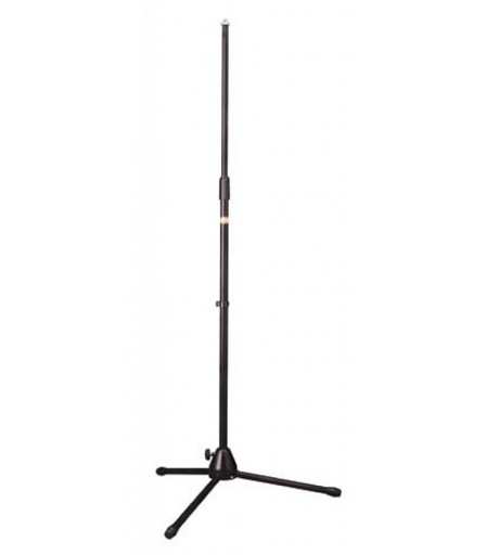 [ZSTAMIS1020BK] STAGG MIS 1020BK Pied de Micro Droit Noir. Embase Triangulaire
