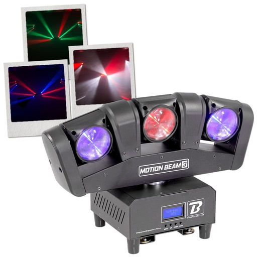 [BOOMOTIONBEAM3LED] BOOMTONE DJ Motion Beam 3