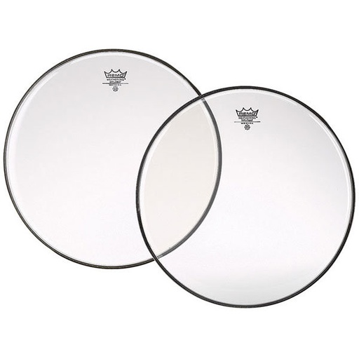 [ZREMEMPTTRANS13] Tom/Floor Tom REMO Emperor 13" Transparent TOM/CAISSE CLAIRE