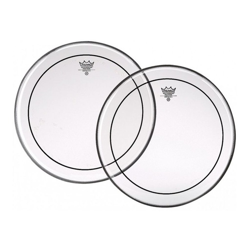 [ZREMPINTRANS18] Tom/Floor Tom REMO Pinstripe 18" Transparent TOM