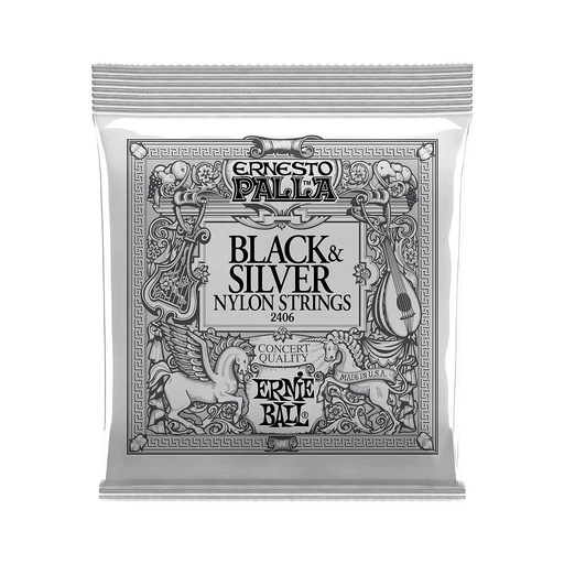 [ZERNEP02406] ERNIE BALL Ernesto Palla Black And Silver