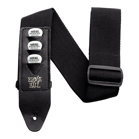 [ZERNEP04039] Ernie Ball - 4039 Sangle Polypro pickholder Noir
