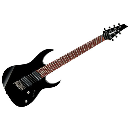 [ZIBARGMS7BK] Ibanez - RGMS7-BK Guitare Metal / Moderne