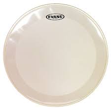 [ZEVABD22GB4] Evans - Peau de Grosse Caisse 22''. EQ4. Simple Pli. Muffler Interne Flottant. Transparent BD22GB4