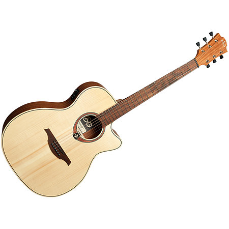 [ZLAGT70ACENAT] LAG - Tramontane T70ACE-NAT Auditorium Cutaway Électro Naturelle