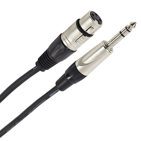[PLUCABSXF3JMS6M00EAS] Plugger - Câble XLR femelle - Jack mâle stéréo 6m Easy