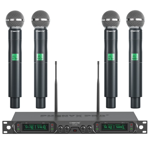 [PTU-5000-4H] Phenyx Pro - Système de Microphone sans Fil PTU-5000-4H